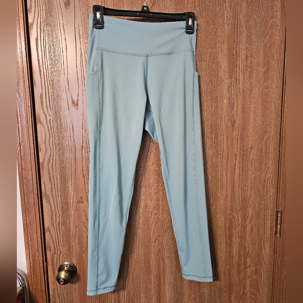 Light Blue High-Waisted Leggings